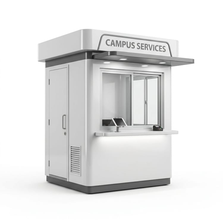 FRP-servicekiosk voor campus