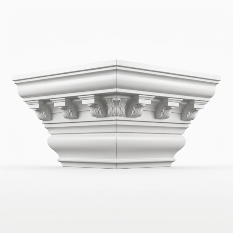 Decoratieve FRP-gevelkroonlijst