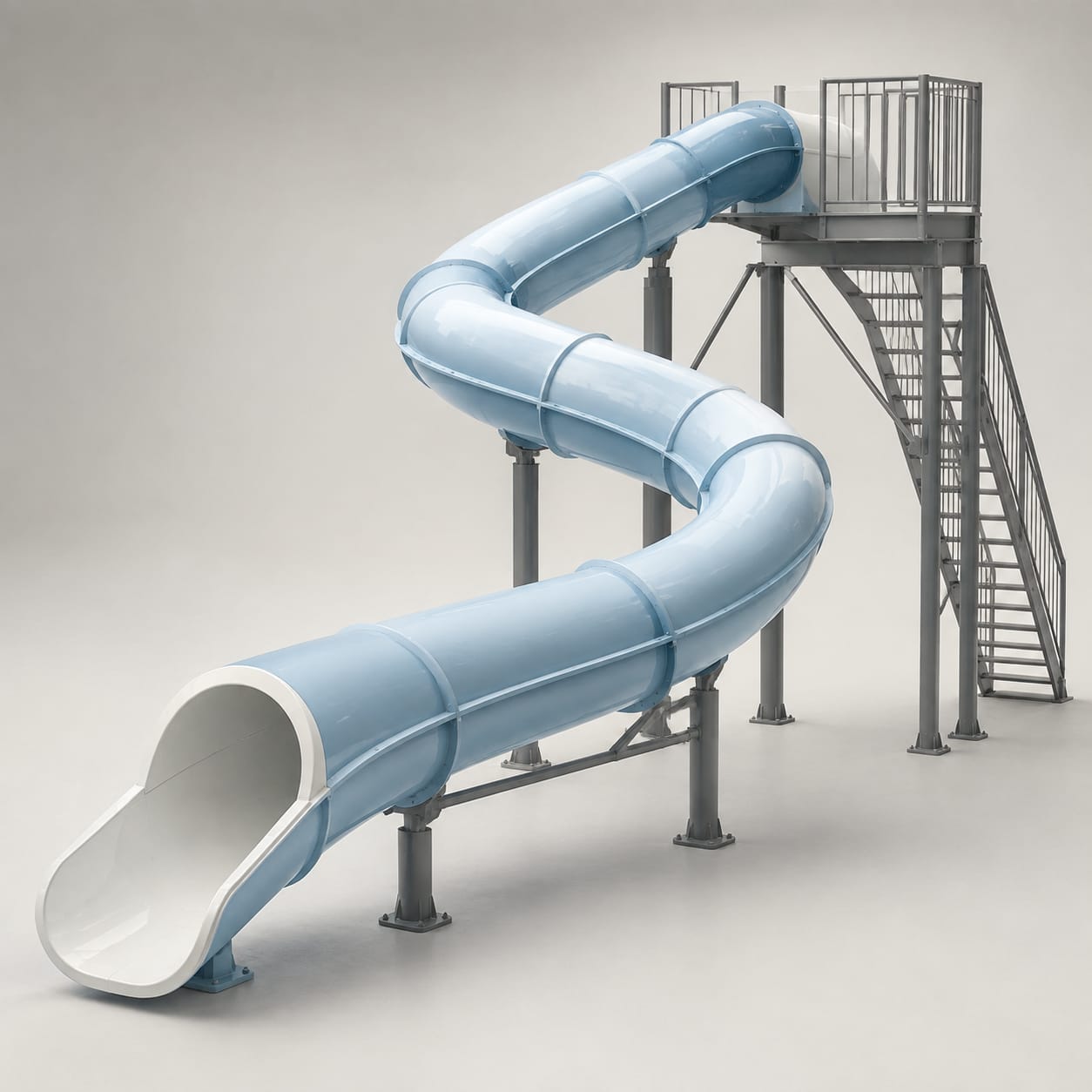 Gesloten FRP-waterglijbaan