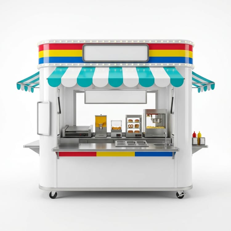 FRP-verkoopkiosk voor eten